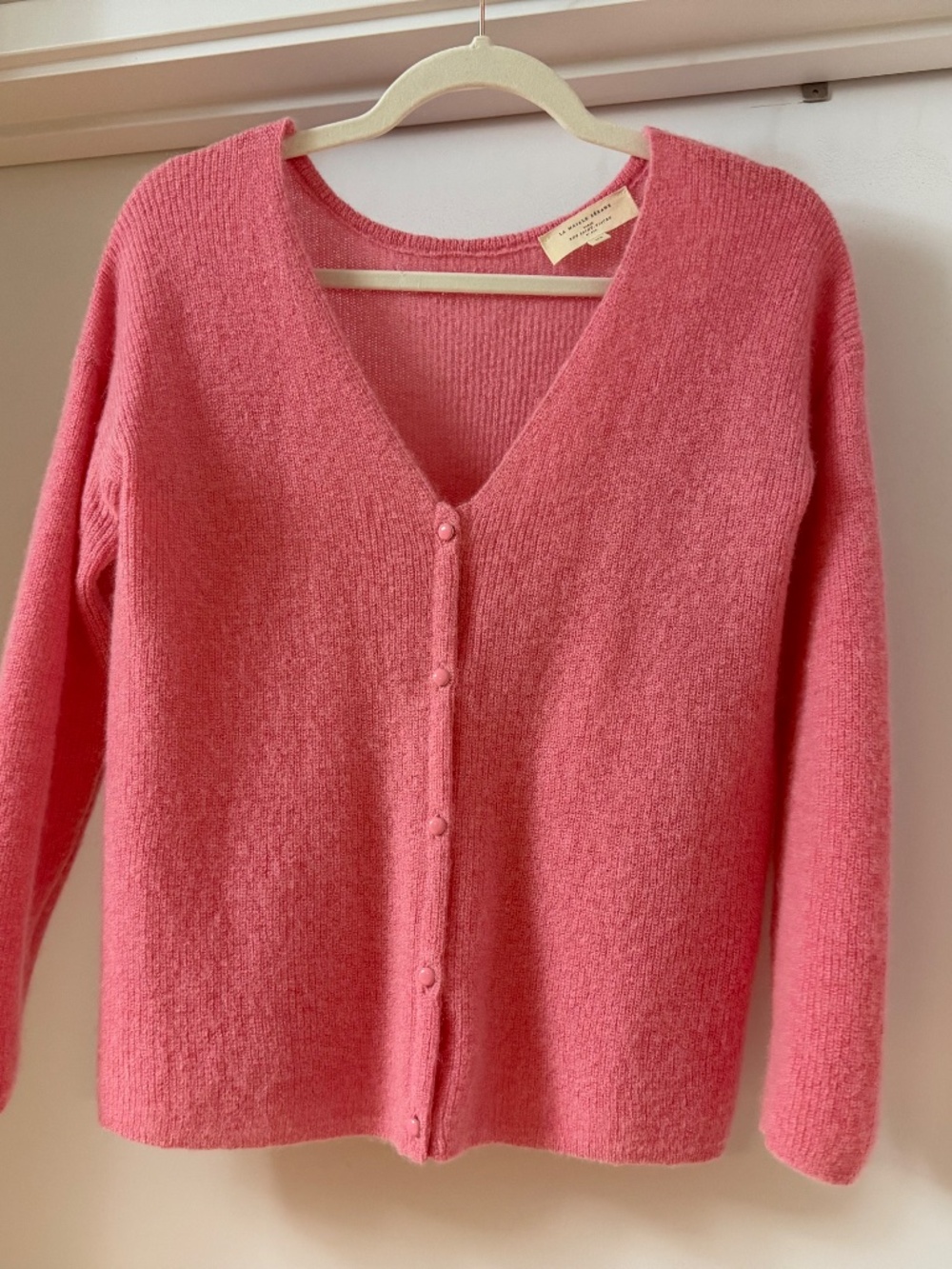 Sézane Barry Cardigan, Size XS, in Candy Pink - Picture 4 of 9